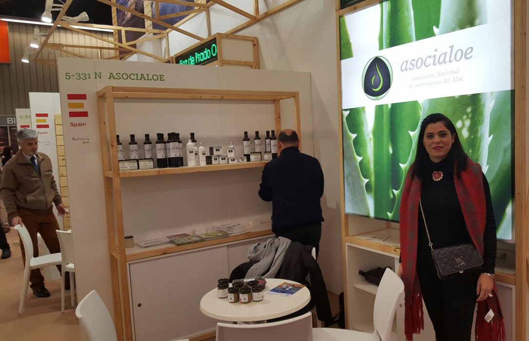 Asocialoe presenta en Biofach cosmética ecológica y novedosos productos gastronómicos de aloe vera