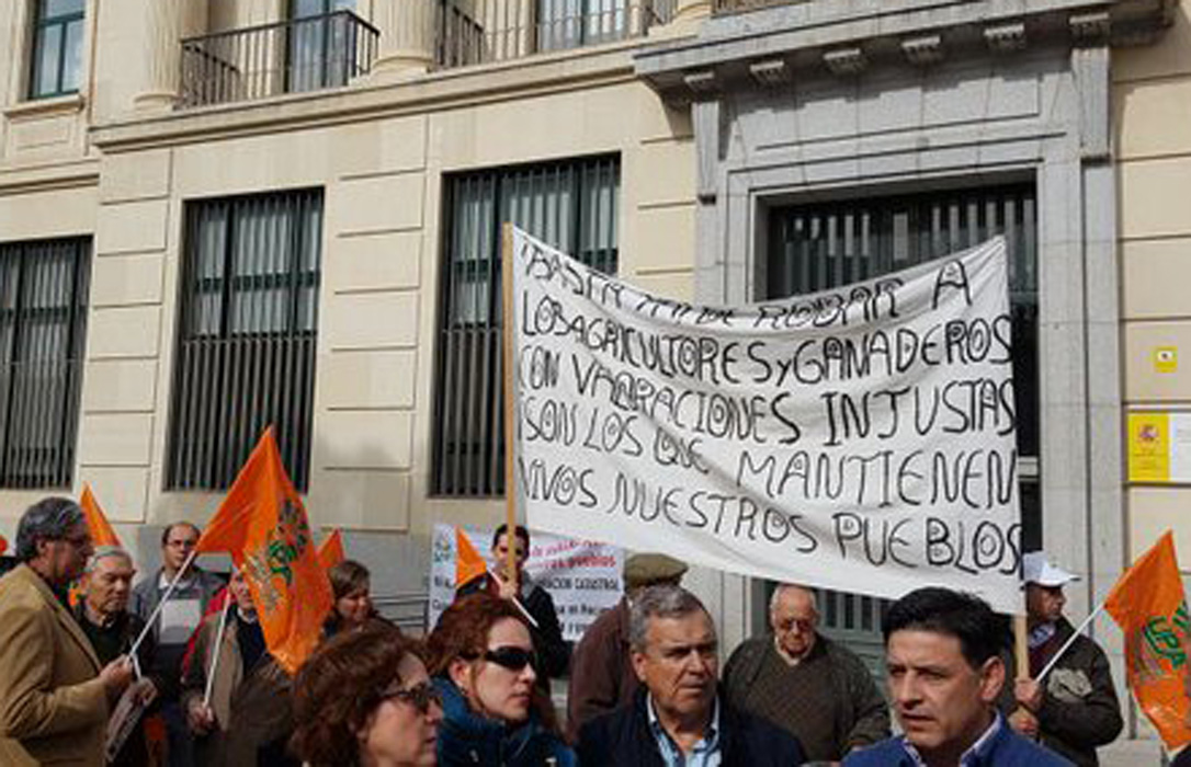 Ganaderos y agricultores protestan en Guadalajara contra el catastrazo en el mundo agrícola