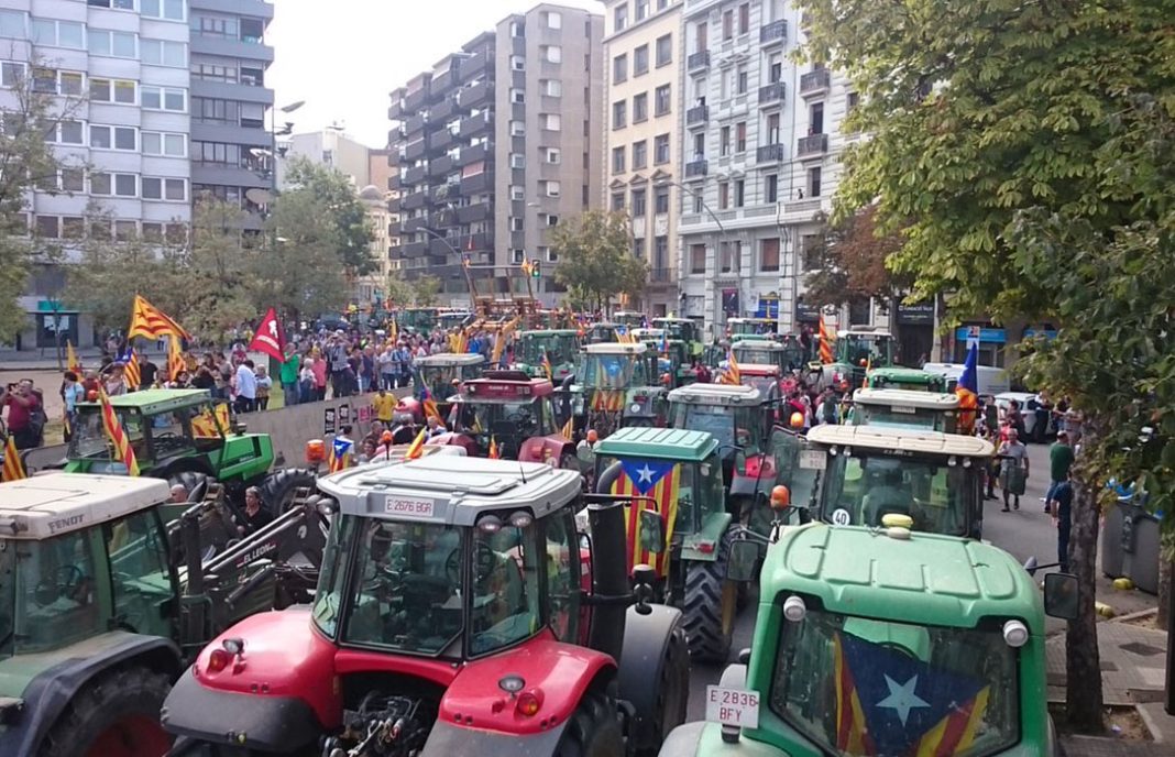 ¿Pueden convertirse los agricultores catalanes en el ‘brazo armado’ de la declaración de independencia