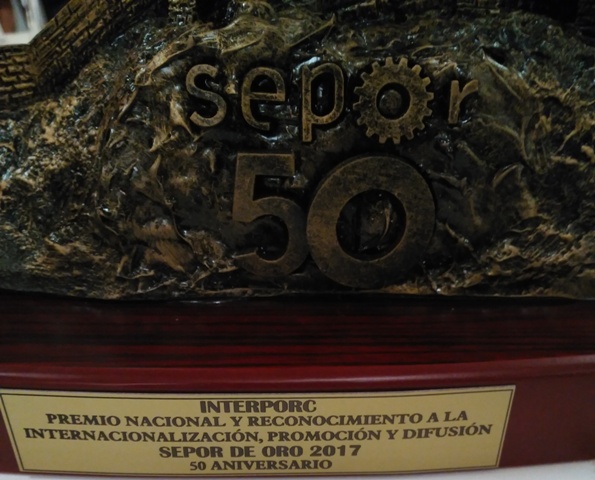 INTERPORC , Premio Nacional SEPOR a la Internacionalización, Promoción y Difusión en el sector porcino