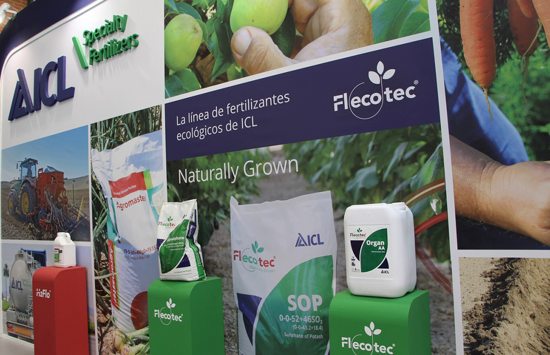 ICL Specialty Fertilizers triunfa en FIMA con su línea de fertilizantes ecológicos Flecotec