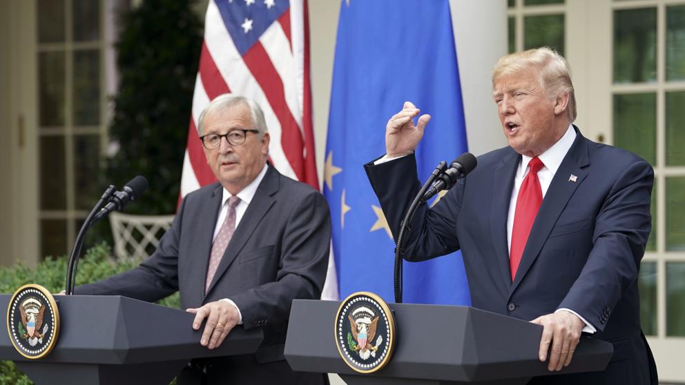 Trump y la UE ponen fin a la guerra comercial a cambio de soja y olvidarse de la aceituna negra