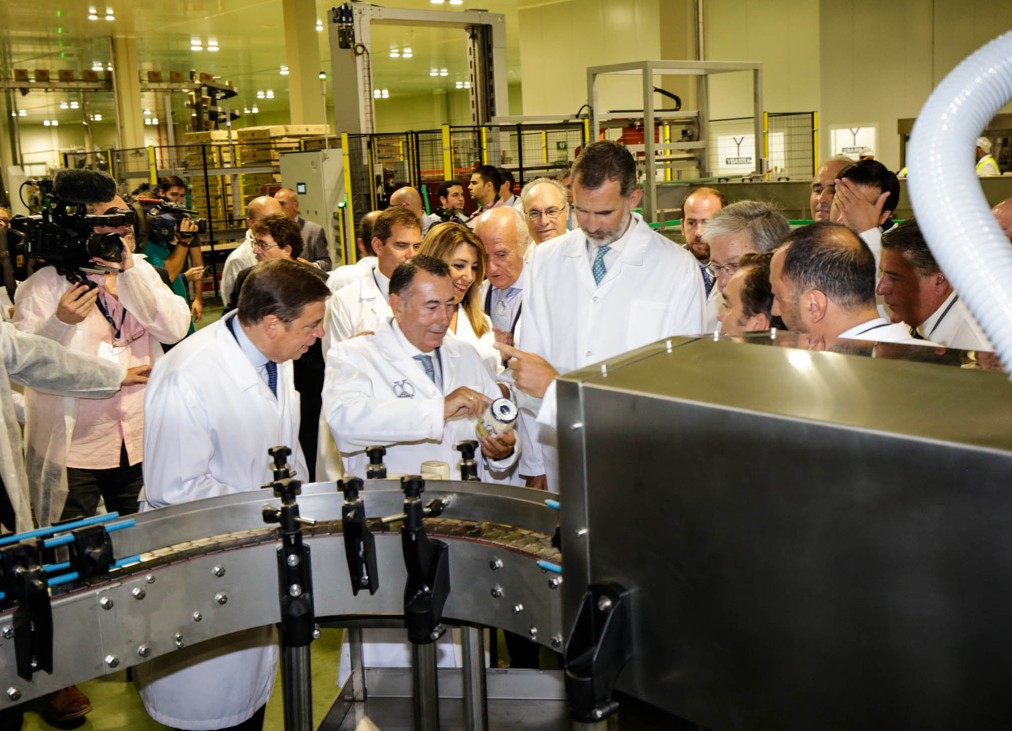 La nueva fábrica de Ybarra, inaugurada por el Rey, ya es una de las más modernas de Europa