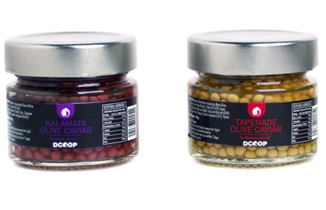 Caviar de aceitunas, la última apuesta innovadora de Dcoop en SIAL Innovation