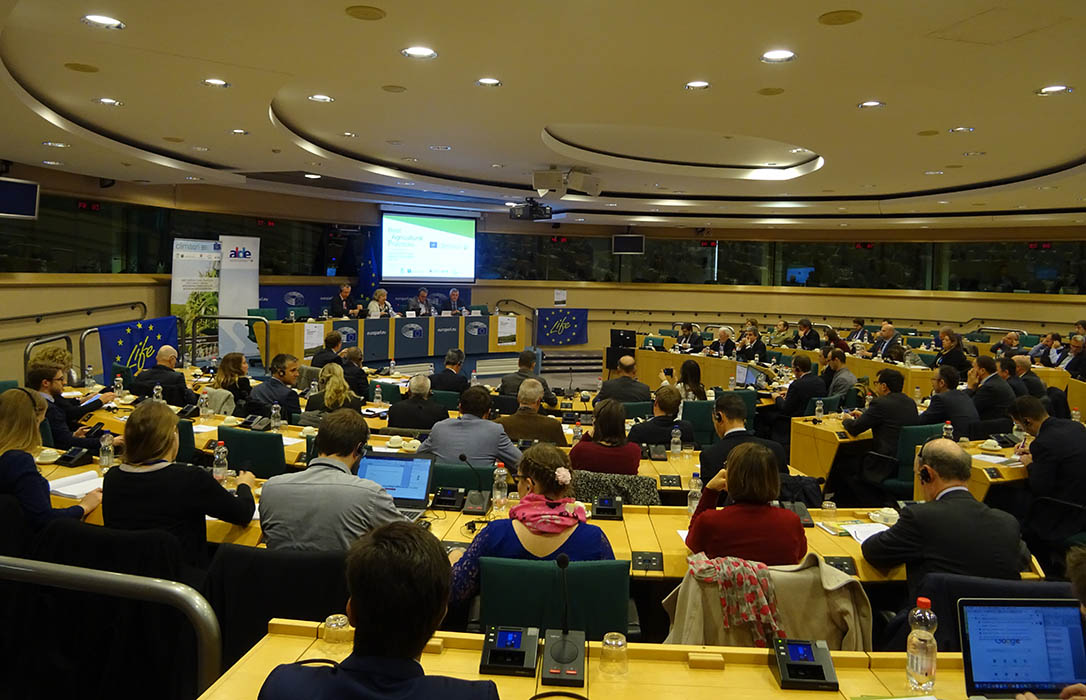 El Parlamento Europeo acoge un taller internacional del proyecto Life+ Climagri sobre agricultura y adaptación al cambio climático