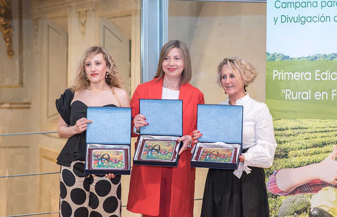 Gran éxito en la primera edición de los Premios Rural en Femenino para reconocer su papel en el sector agroalimentario