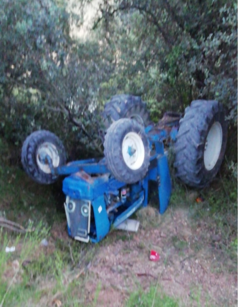 Fallece otro agricultor jubilado en Basbatro al volcar el tractor que conducía