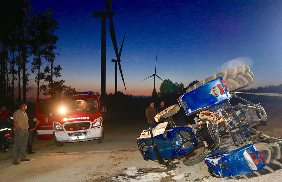 Nuevo accidente: Un joven agricultor de 38 años fallece atrapado bajo su tractor delante de su hermano