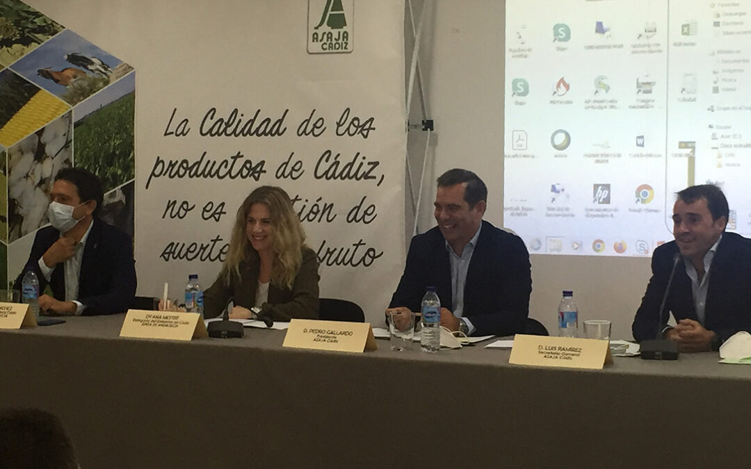 Tras la alarma llega la nueva normalidad: Asaja-Cádiz celebra su primera asamblea ordinaria tras la pandemia