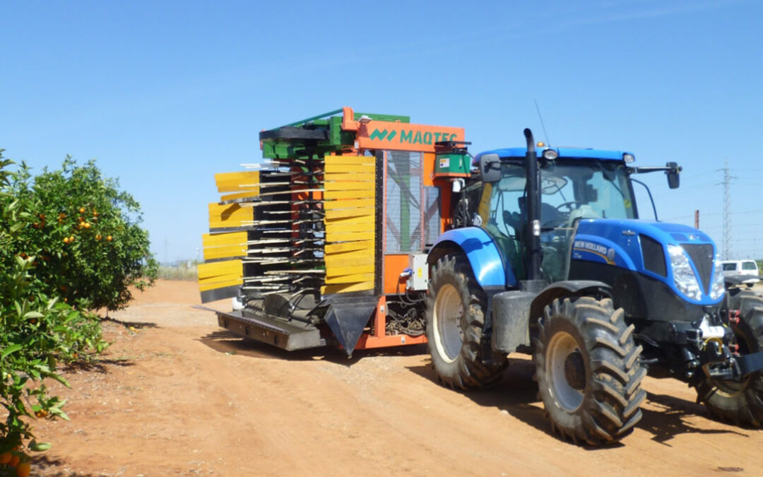 El grupo operativo CITRUSTECH desarrolla nuevas cosechadoras para facilitar la recolección de los cítricos