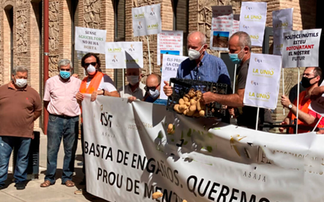 El Covid en tiempo de protestas: El Gobierno solo dejará manifestarse a 40 agricultores y sin compartir pancartas