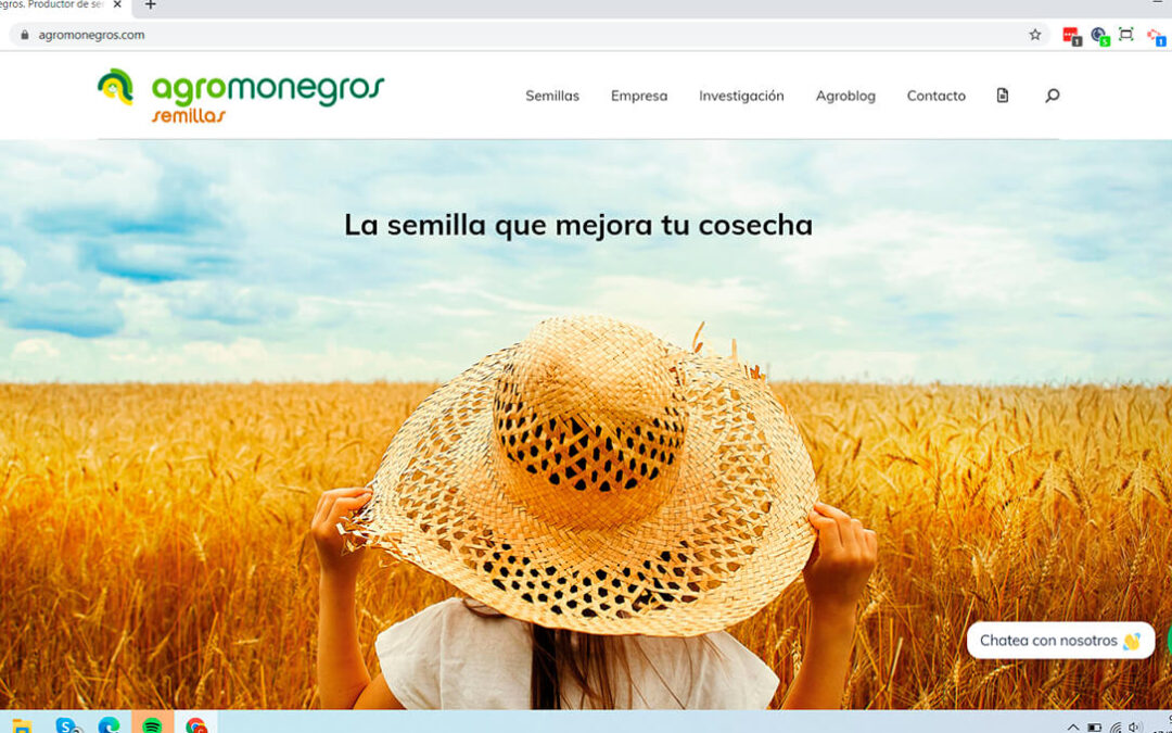 Agromonegros estrena una nueva web más accesible e intuitiva para el sector por su 40 cumpleaños