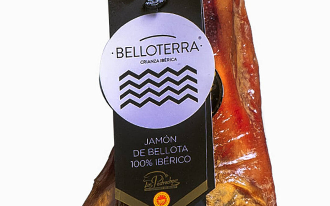 Un jamón ibérico de la firma cordobesa Belloterra, premiado con dos estrellas en los Óscar de la Alimentación Great Taste Awards