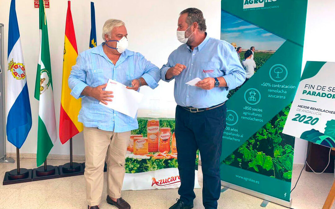 Premio Azucarera al mejor cultivo de secano de Andalucía al duplicar el rendimiento medio por hectárea de remolacha