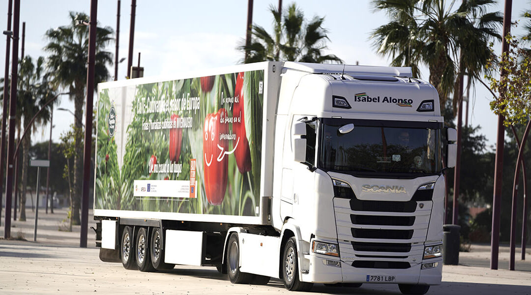 Las frutas y hortalizas de invernadero se promocionarán sobre ruedas por todas las carreteras europeas