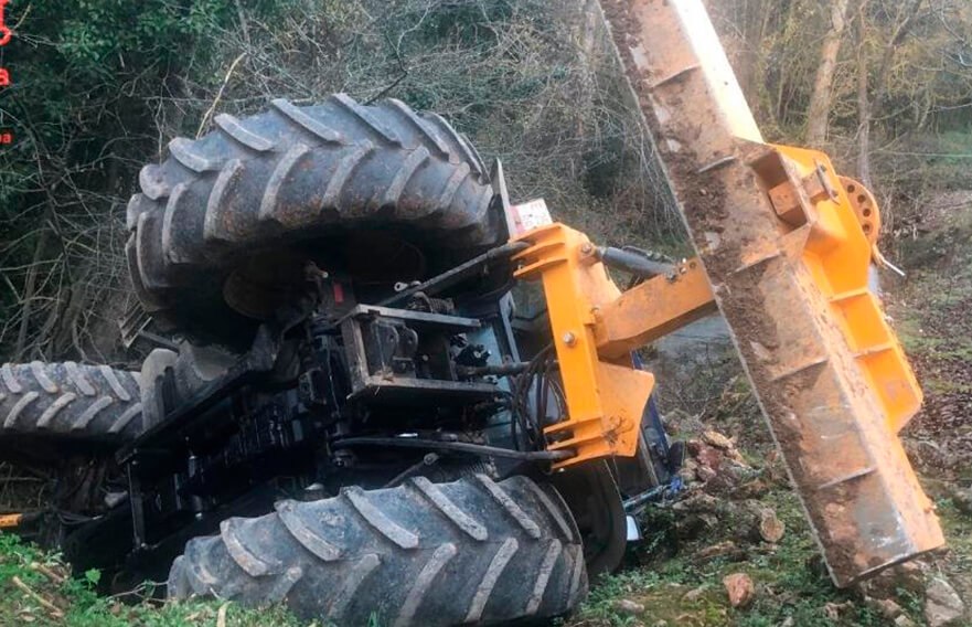 Más vale tarde: ‘Tu vida, sin vuelcos’, campaña del Instituto Nacional de Seguridad y Salud en el Trabajo para evitar accidentes con tractor