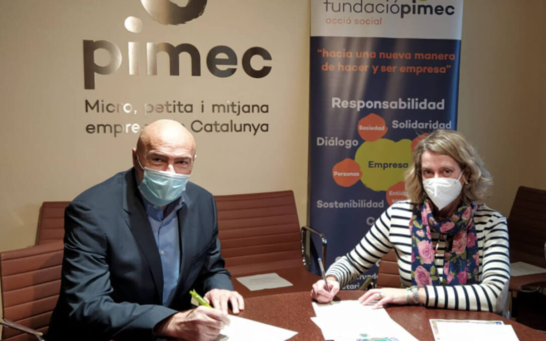 Acuerdo para que la Fundació Pimec incluya sus oficinas en la red de espacios seguros contra la violencia de género