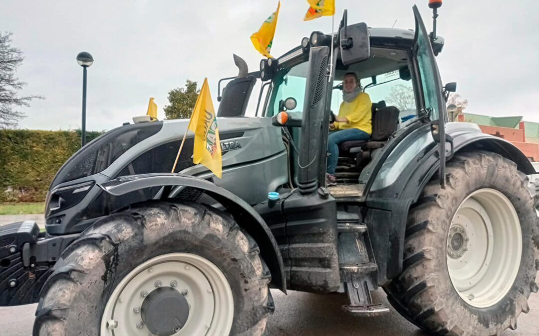 Los tractores toman Teruel en una gran protesta para exigir una PAC más justa con ayudas que vayan al medio rural