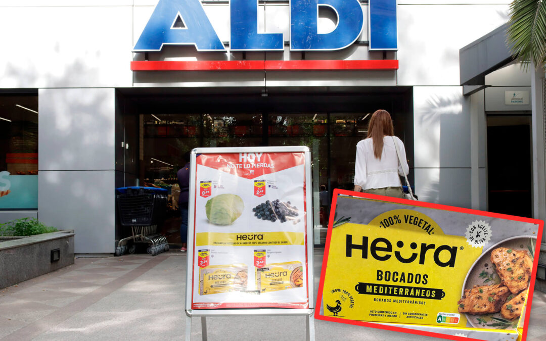 Denuncia a Heura y ALDI por engañar a los consumidores lanzando un «pollo vegetal» que no existe y es una mentira