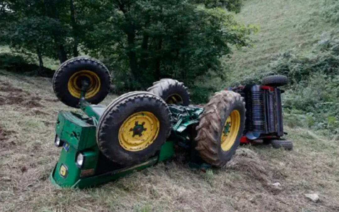 Dos agricultores muertos en solo un día, uno de ellos de 92 años de edad, al quedar atrapados debajo de su tractor