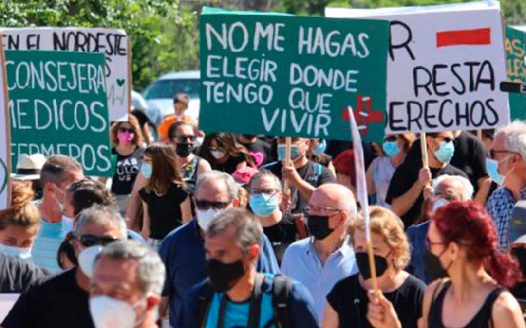 La plataforma Segovia Viva advierte a la Junta de CyL de un clima «prerrevolucionario» por la merma de servicios que padece