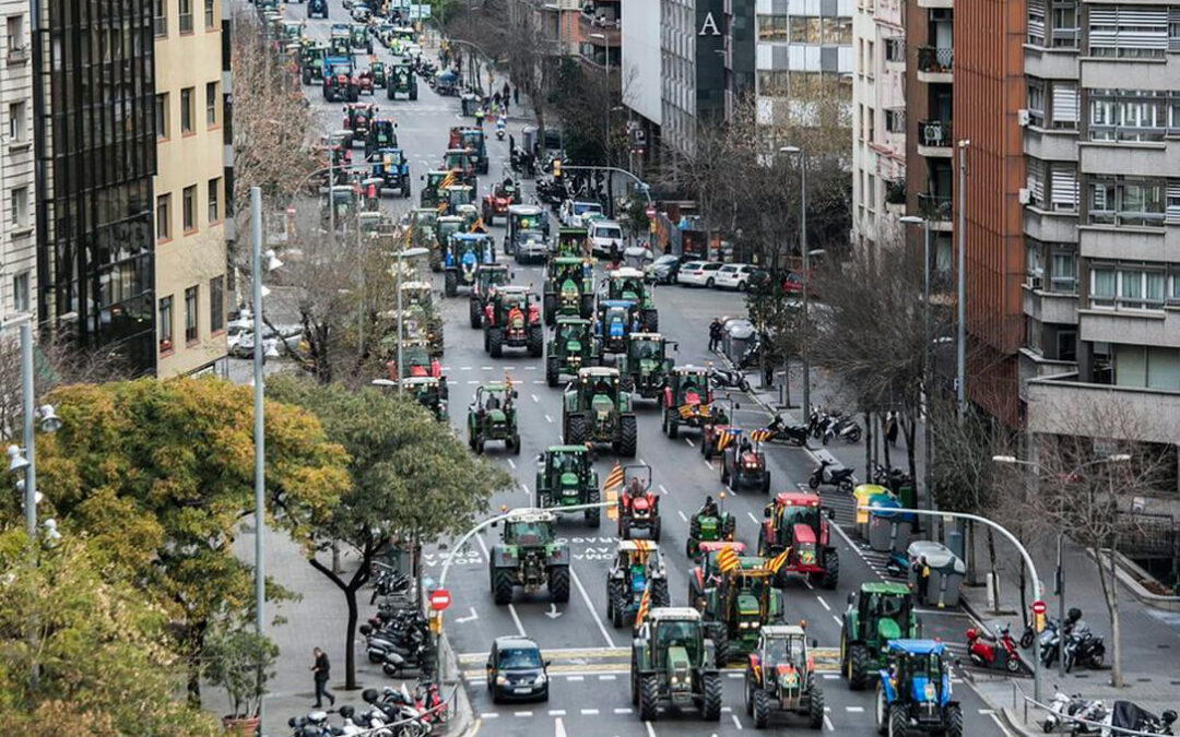El campo colapsará Madrid: Más protestas en defensa de una PAC para los profesionales ante el inicio del debate Gobierno-CCAA