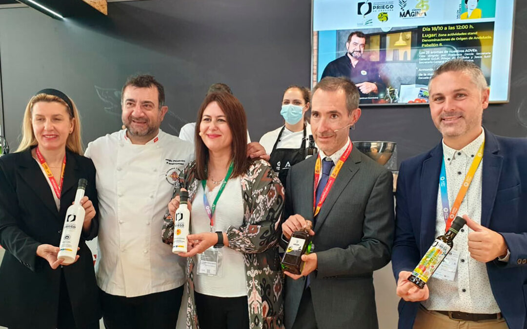 Las Denominaciones de Origen Protegidas Priego de Córdoba y Sierra Mágina celebran en el Salón Gourmets su 25 aniversario
