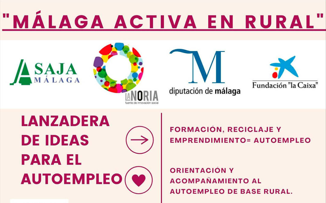El proyecto ‘Málaga activa en rural’ ofrecerá formación e-learning para emprender socialmente en el medio rural