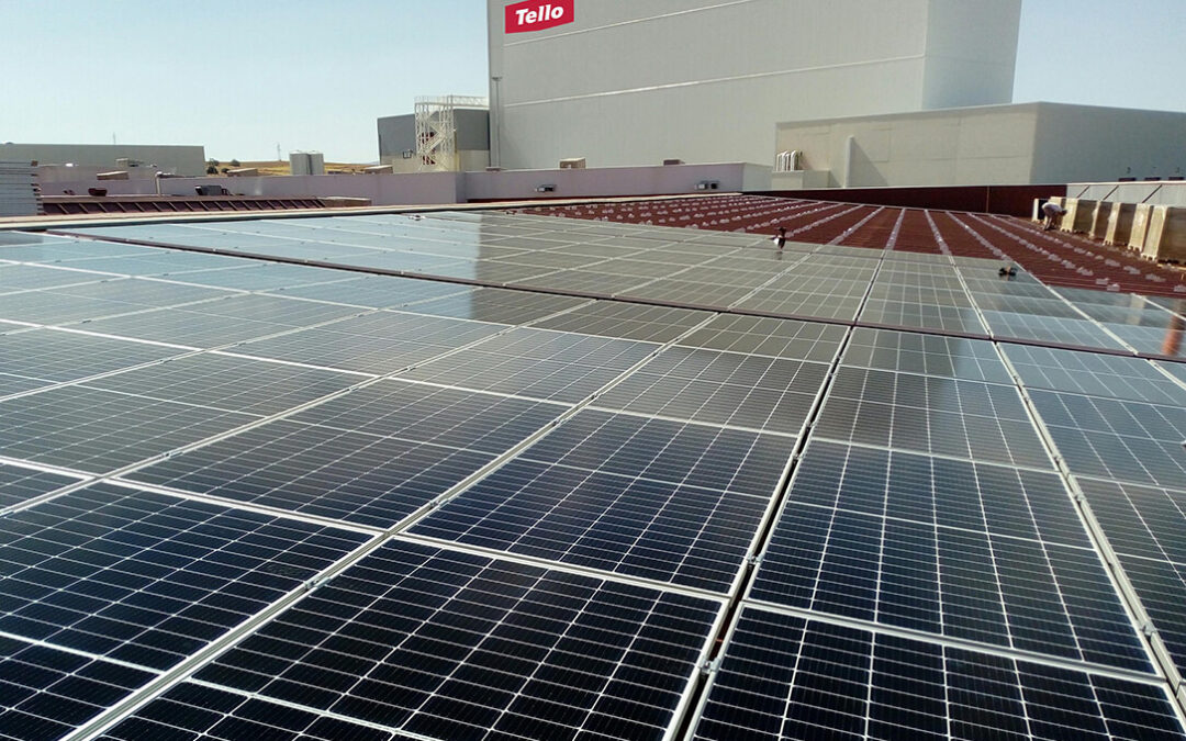 Grupo Tello reduce más de 2600 toneladas de CO2 durante el primer año de actividad de su planta fotovoltaica