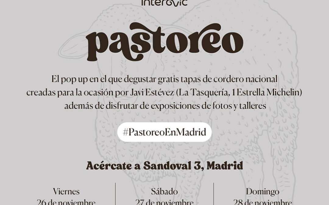 Nace Pastoreo, el primer pop up abierto y gratuito en el que degustar tapas de cordero nacional creadas por Javi Estévez