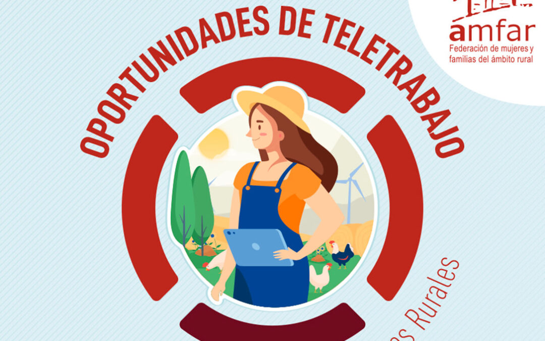 AMFAR celebra la gran respuesta de las mujeres rurales, en especial las más jóvenes, a su programa sobre Teletrabajo