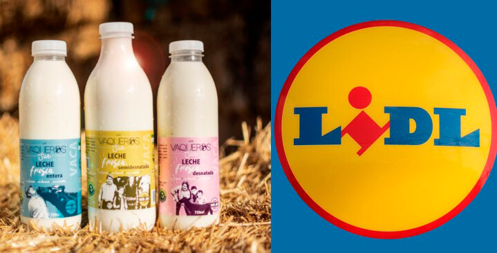 El equilibrio en la Cadena es posible: Lidl vende más de 40.000 litros de leche fresca que garantiza un precio mínimo al ganadero
