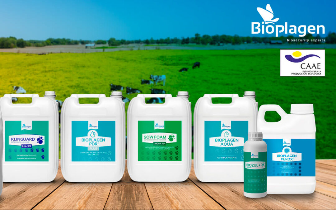 CAAE certifica los insumos para ganadería ecológica de Bioplagen para una amplia gama de soluciones para el sector