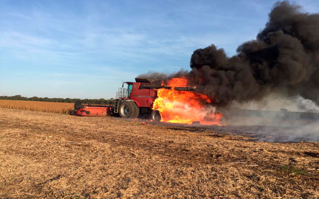 Precaución ante la ola de calor y la cosecha de cereales pero sin olvidar que el 80% de los fuegos los apagan los propios agricultores