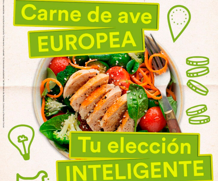 Arranca en España la primera campaña de promoción de carne de ave europea enfocada en la sostenibilidad