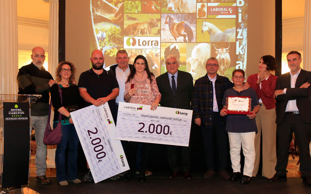 Los VI Premios Laboral Kutxa – Lorra reconocen a nueve explotaciones agro-ganaderas de Bizkaia por su carácter técnico y profesional