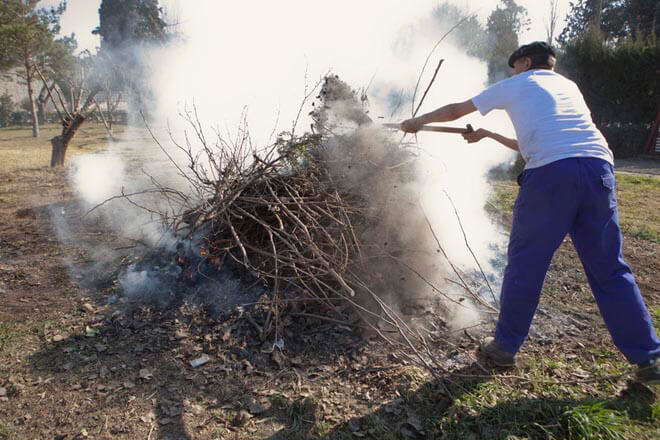 Reclaman a la Junta extremeña que permita la quema de restos agrarios de forma generalizada en la época baja de incendios