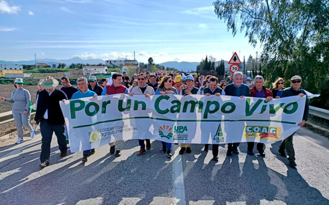 El pulso andaluz contra la PAC llegará a los ayuntamientos y la Diputación de Cádiz con una propuesta de consenso de todo el sector