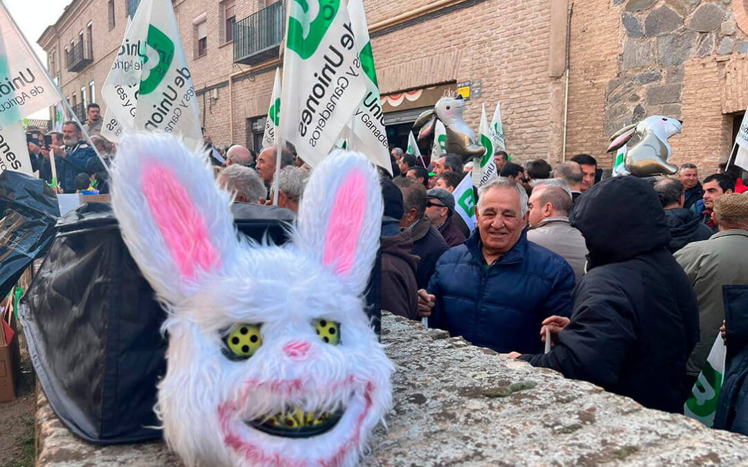 Los damnificados por la plaga de conejos convocan una concentración para el 26 de abril en Toledo para pedir aplicar los fondos del PDR