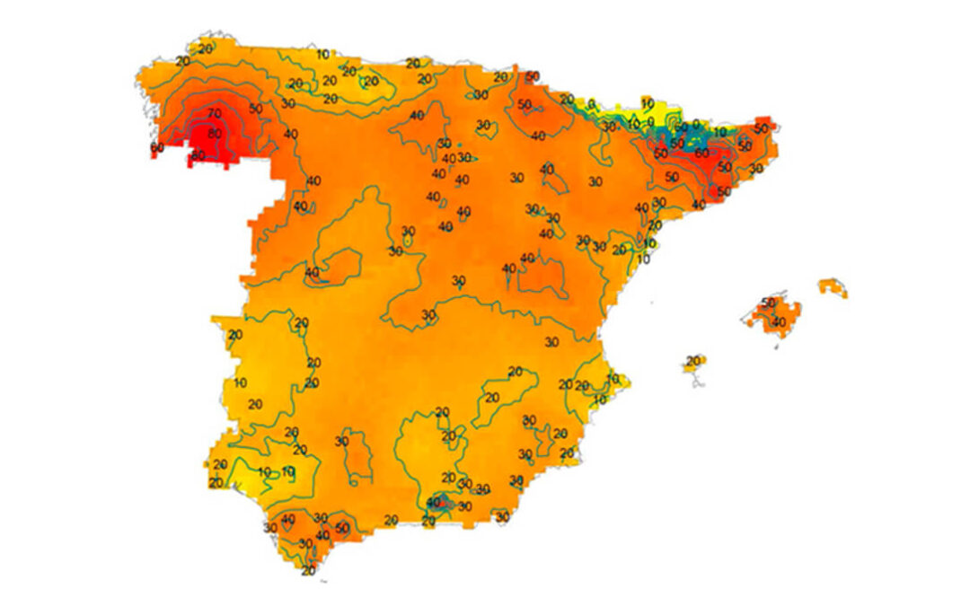 España experimenta un incremento de 55 días de calor anuales desde 1973 con un aumento de días de calor anuales de 90 a 145