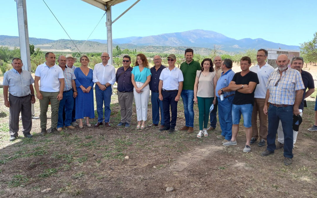 Llegó el día más esperado: colocación de la primera piedra de las obras de modernización de la Comunidad de Regantes Carrasca, Potril e Inchar