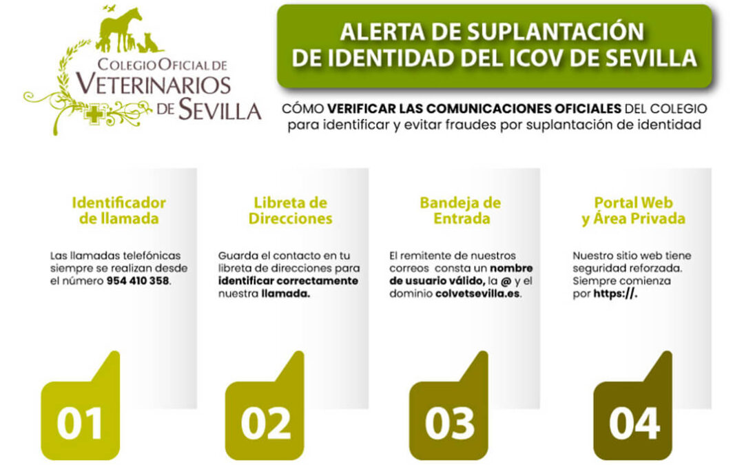 Alertan de varios casos de fraude sobre la realización de falsas inspecciones a centros veterinarios en la provincia de Sevilla