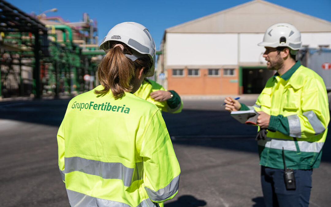 Fertiberia lanza al mercado el primer Nitrato Amónico Técnico bajo en carbono producido con hidrógeno verde del mundo