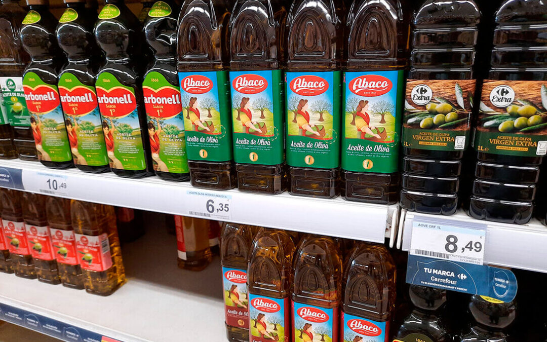 Los precios percibidos por los agricultores subieron un 18% anual en junio arrastrados por el aceite de oliva, que se incrementó un 84%