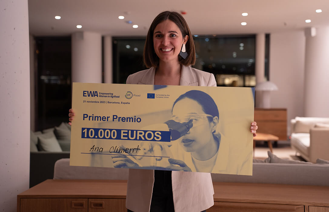 CA Climent, primera productora de cacahuetes de España, obtiene el premio de EIT Food al emprendimiento femenino