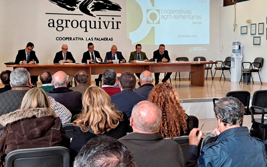 Cooperativas Agro-alimentarias de Sevilla exige un acceso eficiente al agua como clave para mantener la riqueza agraria y económica
