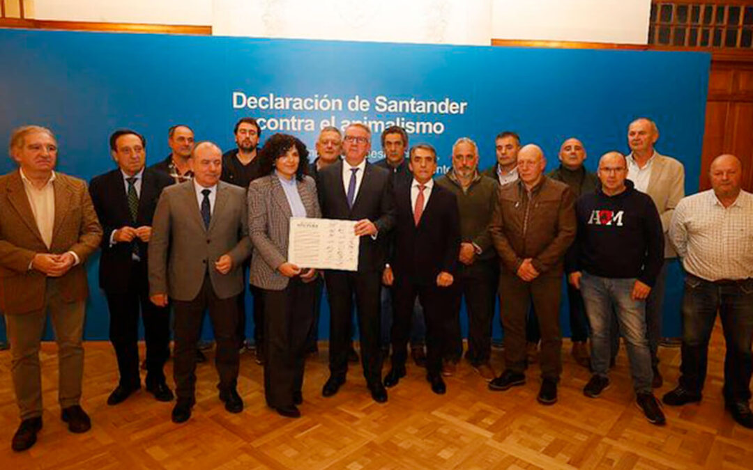 Declaración de Santander: Una veintena de asociaciones firma una declaración contra «las ideologías animalista y antiespecista»