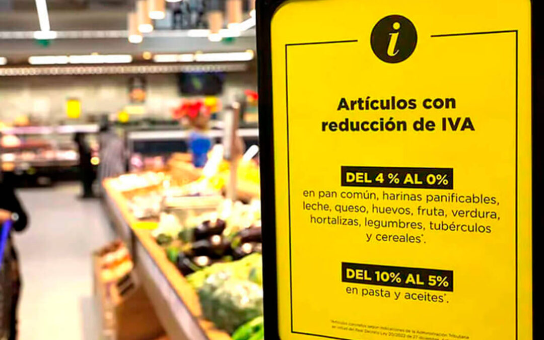 Pedro Sánchez anuncia la prórroga de la rebaja del IVA de los alimentos porque «la evolución del precio aún continúa siendo alta»