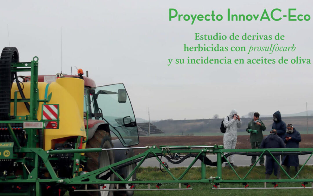 Finaliza el proyecto InnovAC-Eco, estudio de deriva de herbicidas con prosulfocarb y su incidencia en aceites de oliva ecológicos