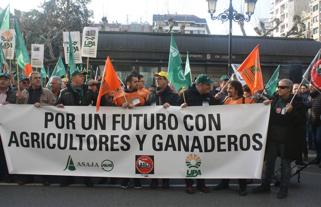 Las convocatorias de protestas se intensifican: las organizaciones riojanas saldrán a la calle a final de mes tras una vendimia de ruina